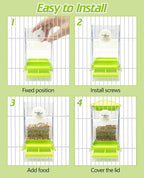 BNOSDM No Mess Automatic Bird Feeder Anti-Splash Bird Feeder Acrylic - Image 8