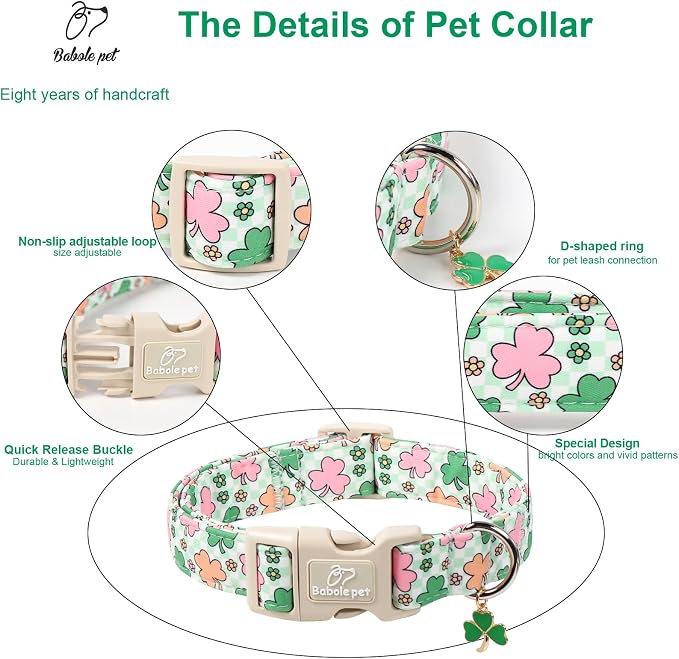St Patricks Day Dog Collar for Giant Large Dogs - Image 4