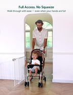 Babelio Baby Gate for Stairs, Kitchen & Doorways, No Bottom Bar| Easy Install| - Image 3