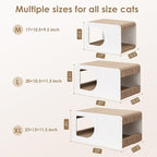 EHEYCIGA Cardboard Cat Scratcher House, 20-Inch Corrugated Cat Scratcher - Image 6