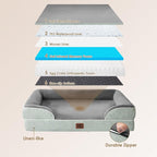 EHEYCIGA Orthopedic Dog Bed for Small Dogs, Waterproof Memory Foam Small Dog - Image 5