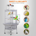 ZENY 61-inch Large Parrot Cockatiel Bird Cages - Image 6