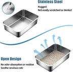 Stainless Steel Cat Litter Box - Image 6