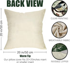 Fahrendom Hello Winter Green Decorative Throw Pillow Covers 20 x 20 Set of 4 - Image 2