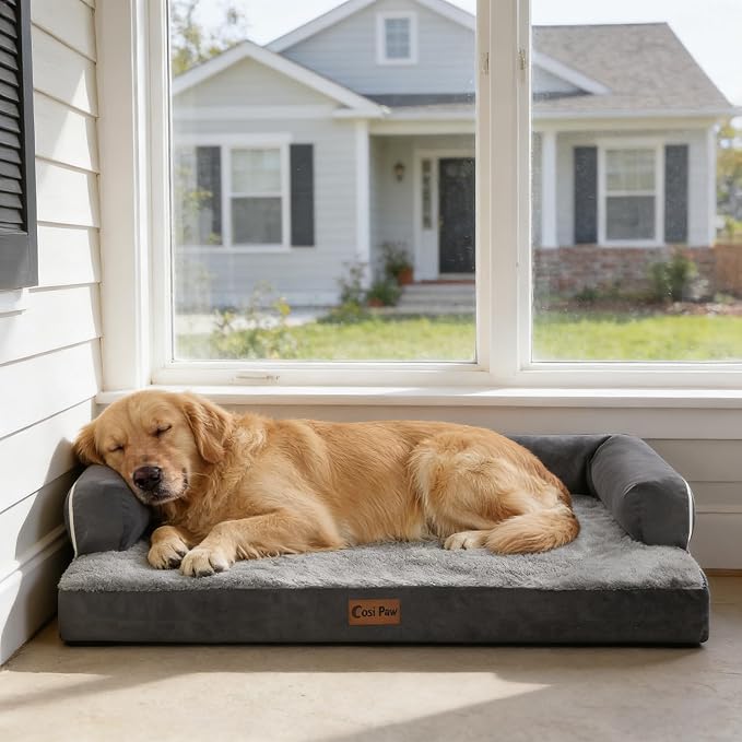 Orthopedic Dog Beds for Large Sized Dogs, Waterproof Egg Crate Foam Large Dog - Image 8