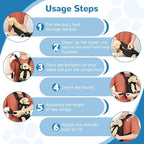 YUDODO 2-Pack Pet Dog Carrier Backpack Adjustable Dog Front Carrier, Legs Out - Image 3