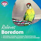 Super Bird Creations SB324 Colorful Cotton Rope Bungee Bird Toy, Medium Bird - Image 7