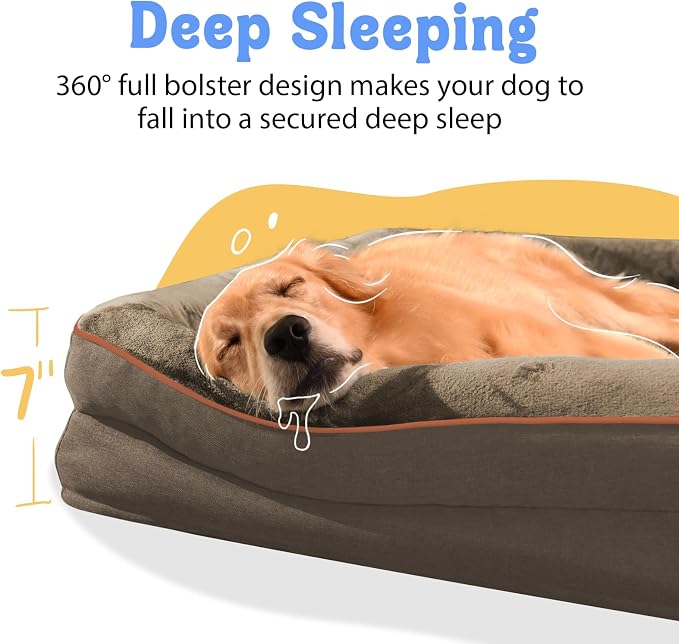 Orthopedic XL Large Dog Bed - Image 3