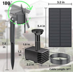 Biling Solar Water Pump Outdoor, Upgraded Solar Fountain Pump Kit - Image 2