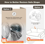Cat Couch Bed - Cat Bed for Indoor Cats, Calming Pet Sofa Puppy Sleeping Bed - Image 4