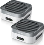 Air Purifier 2 Pack for Bedroom Up to 1200 ft², H13 True HEPA Air Purifier for by Clicknow