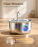 Cat Water Fountain Stainless Steel: Cat Fountain - Image 5