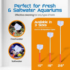 FLIPPER Platinum Stubby Hand Algae Scraper – Aquarium Glass & Acrylic Cleaner - Image 5