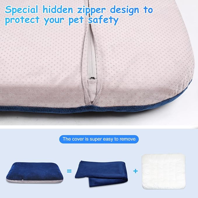 Magic Dog Super Soft Medium Dog Bed, 32 Inches Orthopedic Foam Pet Beds - Image 5