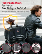 KEMIMOTO Motorcycle Dog Carrier Expandable, Airline Approved Pet Carrier - Image 4