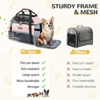 Lekereise Top-Expandable Pet Carrier 18x13x9.5 Inch Southwest Frontier Airline - Image 8