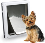 Pet Flap Door 2 Ways Locking Dog Wall Entry Pet Door by PetPrime