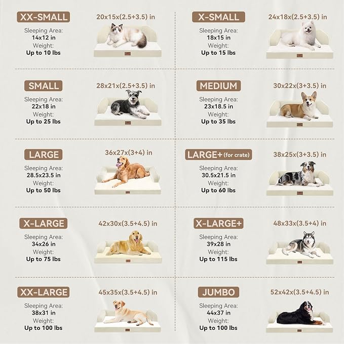 Large Dog Bed Orthopedic Washable: Extra Large Big Dog Bed - Image 3