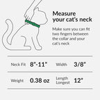 CollarDirect Leather Cat Collar - Image 2