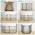 COMOMY 80" Extra Wide Baby Gate, Dog Gate - Image 5