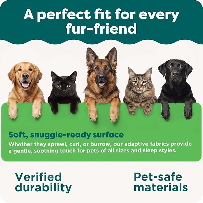 FurHaven Dog Bed for Extra Small Dogs & Cats, Bolster Crate Pad - Image 8