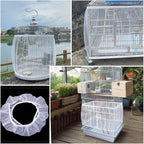 Soft Airy Bird Cage Net Cover, Bird Cage Seed Catcher, Skirt Guard Gauze - Image 4