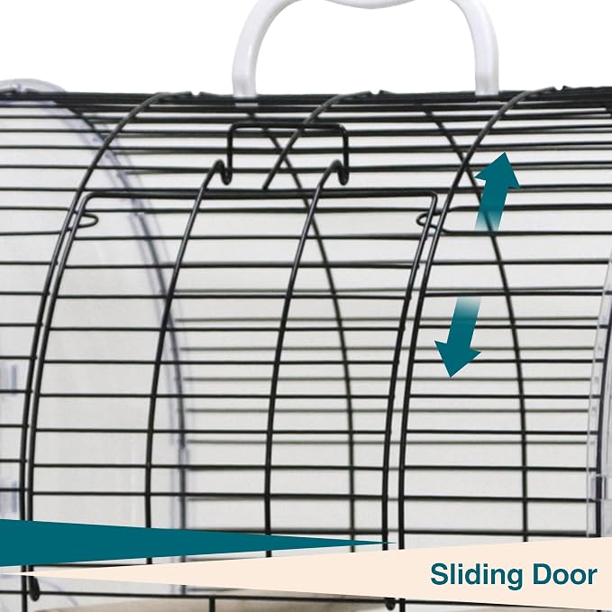 Travel Bird Cage Carrier, Portable Travel Parrot Cage - Image 8