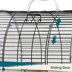 Travel Bird Cage Carrier, Portable Travel Parrot Cage - Image 8