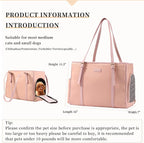 Fashion Dog Purse Pet Carrier Leather Bag - Image 2