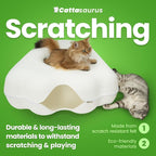 Cattasaurus Unique Gothic Peeka-Boo Cat Cave, Extra Spacious - Image 6