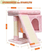 SYANDLVY Small Pink Cat Tree - Image 3