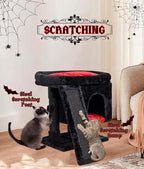 SYANDLVY Gothic Cat Tree with Coffin Bed - Image 7