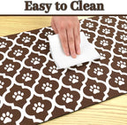 Dog Food Mat 16X24 Inch Pet Feeding Absorbent Mats - Image 6