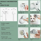 3 In 1 Self Cleaning Steamy Pet Brush, Pets Spray Hair Removal Comb - Image 8