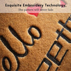 Assaoy We are Covered Psalm 91 Funny Door Mats Outside Coir Doormat - Image 5