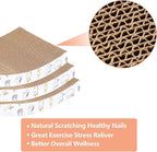 PatiencET Cardboard Cat Scratcher Pads, Double-Sided, Catnip Included, - Image 3