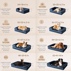 EHEYCIGA Orthopedic Dog Beds for Large Dogs, Waterproof Memory Foam Large Pet - Image 2