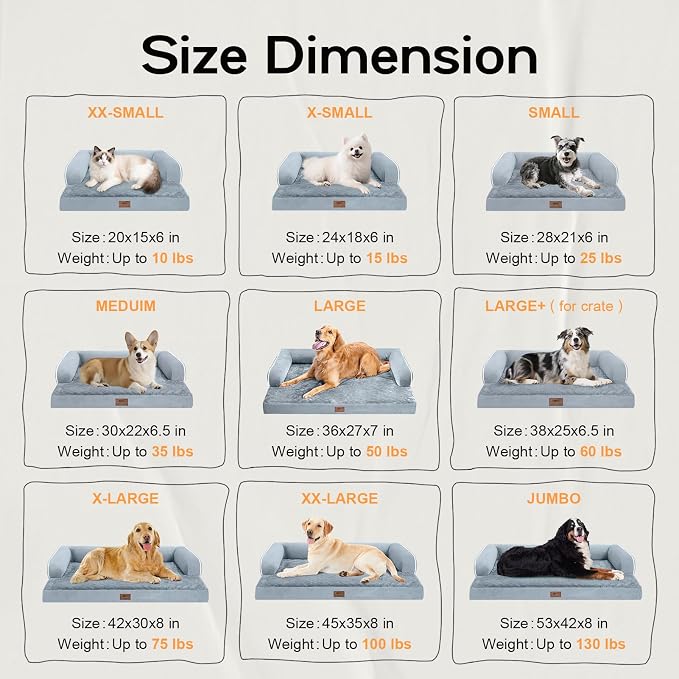 Small Dog Bed Waterproof Orthopedic Dog Beds - Image 2