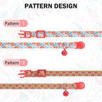 Breakaway Cat Collars for Girl Boy Cats, Fall Winter All Weather Cat Collar - Image 4