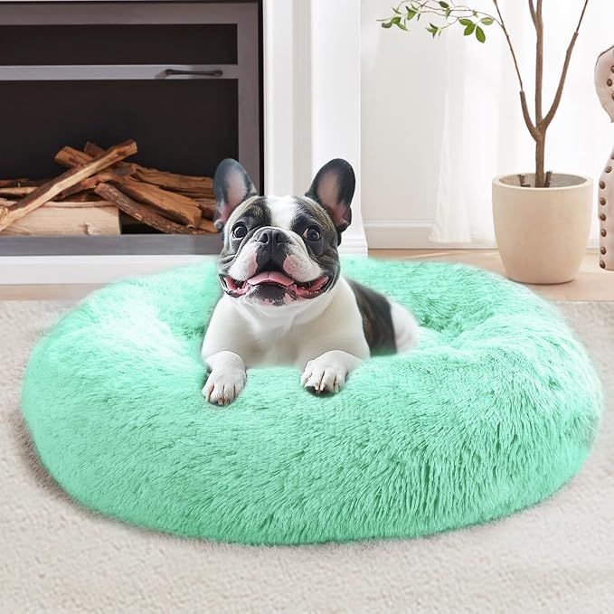 JOLLYVOGUE Calming Dog Bed for Small Dogs by JOLLYVOGUE