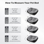INVENHO Small Dog Bed Washable Orthopedic Calming Warming Durable Pet Bed - Image 5