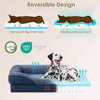 EHEYCIGA Orthopedic XL Dog Bed for Large Sized Dog, Waterproof Liner & Washable - Image 2