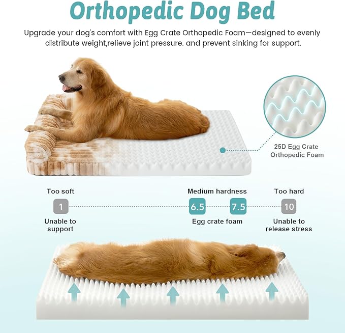 Cute Dog Bed, Faux Rabbit Fur Orthopedic Dog Bed - Image 5
