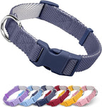 Dynmeow Soft and Breathable Cotton Dog Collar, Durable Adjustable Heavy-Duty by Dynmeow