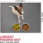 XXXL Pet Food Mat, Nonslip Pet Feeding Mats - Image 2