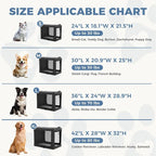 DUMOS Dog Crate 30 Inch Travel Cat Pet Carrier - Image 5