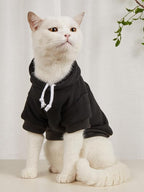 QWINEE Basic Dog Hoodie Sweatshirt Puppy Sweater Warm Cat Costumes Pet Clothes - Image 7