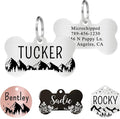 Ultra Joys Stainless Steel Pet ID Tag Dog Name Tags Personalized Front and Back by UltraJoys