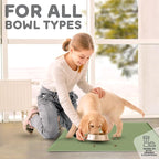 Dog Food Mat - 28x18 Raised Edges Dogs Mat - Image 6