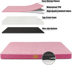 Patas Lague Orthopedic Dog Bed for Small Dogs 20''X15'', Soft Waterproof Egg - Image 4